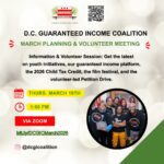 ‼️ SAVE THE DATE ⏰ In TWO days — Thursday, March 19 at 1 PM (on Zoom) — join @dcgicoalition for the DC GI Coalition March Planning & Volunteer Info Meeting. ➡️ The #dcgicoalition team is excited to welcome you into this space to learn, connect, and find ways to plug in—whether you’re brand new or have been following the work, all are welcome. 📲 RSVP: bit.ly/DCGICMarch2026 📋 See attached flyer for more info.