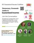 ‼️ SAVE THE DATE ⏰ Join the @dcgicoalition for “Democracy, Economic Justice & Guaranteed Income: Join the Conversation” on Tuesday, April 28 from 6–8 PM at the Southwest Neighborhood Library.

➡️ This in-person panel will explore the connections between economic justice, democracy, guaranteed income, and reparations policy in #WashingtonDC—along with ways to get involved.

📲 RSVP: bit.ly/DCGICAprilPanel
📋 See flyer for full details.