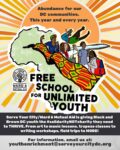 ‼️ Black and Brown DC youth deserve the resources to THRIVE in and out of the classroom. That’s why #ServeYourCityDC/#Ward6MutualAid’s Free School for Unlimited Youth offers FREE K–12 programs, including art, music, rowing, tutoring, writing, field trips, and more. 📲 For more information, email youthenrichment@serveyourcitydc.org! #solidarityNOTcharity #WeKeepUsSafe