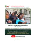 ‼️ Join @dcgicoalition today, Tuesday, August 25, as the #dcgicoalition walks the halls of the DC Council to share our refreshed platform, connect with new + returning Council leaders, and keep our priorities visible.

🕥 10:30 AM–12 PM
📍 John A. Wilson Building, 1350 Pennsylvania Ave. NW
👋🏿 Meet in the lobby by 10:15 AM

Running late? Text 202-818-8649.

See you there! ✊🏾